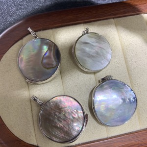 Colgante de Perla de Agua de Mar Japonesa Star Shine, 23-25 mm, Plata 925, Redonda, Blanca, Solitario Clásico, para Uso Diario de Mujer - Product Image 2