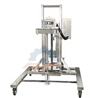 Agitateur électrique à moteur AC en acier inoxydable 1000L pour le mélange en vrac de produits chimiques/alimentaires/cosmétiques/plastiques, haute efficacité, mobile