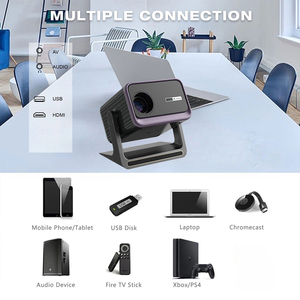 Aikewo โปรเจคเตอร์แอนดรอยด์4K, สินค้าใหม่โปรเจคเตอร์โฮมเธียเตอร์ Full HD 5G WiFi พร้อมแป้นโฟกัสอัตโนมัติ Q10 - Product Image 6