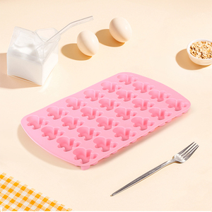 <span class=keywords><strong>Mini</strong></span> molde de pastelería de silicona <span class=keywords><strong>para</strong></span> <span class=keywords><strong>hombre</strong></span> de jengibre, bandeja de Chocolate reutilizable, modelo de pastel - Product Image 1