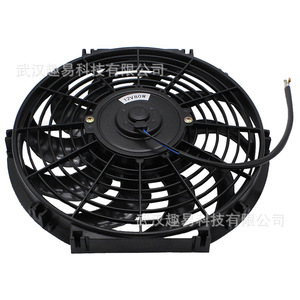 พัดลมทำความเย็นแบบโค้ง 12 นิ้ว 10 ใบพัด 12V 80W สำหรับดัดแปลงรถยนต์ - Product Image 3