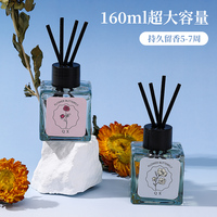 Diffuseur de parfum d'intérieur longue durée en verre sans danger pour bébé 200 ml - Non toxique et écologique, parfum d'une durée de 2 mois