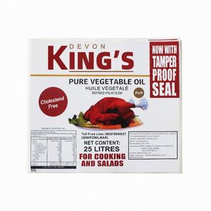Kings Pure Vegetable Oil Label <b>Self</b> <b>Adhesive</b> Rectangular Paper Offset Printing Oil Proof Packaging Label - Product Image 5