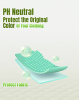 SINOLEKA 60 Feuilles de lessive biodégradables écologiques jetables Parfum de linge frais pour le lavage des vêtements