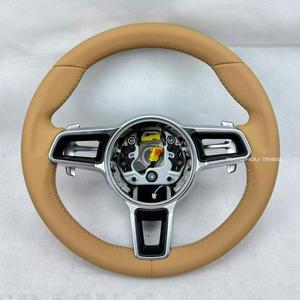 Volant en cuir personnalisé pour Porsche Macan Tayneen Boxter Cocoa Cayman 981 987 Cayenne <span class=keywords><strong>955</strong></span> 957 958 Panamera 971 - Product Image 5