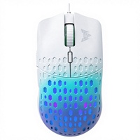 Souris de jeu filaire CMGM-2527 à 6 touches, rétroéclairage RVB, capteur optique ergonomique, 3600 DPI