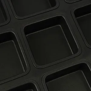 Loyang roti ukuran penuh tidak lengket, cetakan memanggang roti Muffin Mini <span class=keywords><strong>24</strong></span> lubang baja aluminium ukuran penuh - Product Image 4