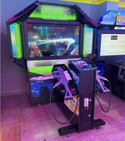 Grand simulateur de tir d'intérieur pour adultes, machine de jeu de tir Ghost SWAT en métal et plastique de 55 pouces, borne d'arcade à monnayeur pour deux joueurs