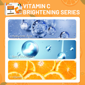 Disaar Vente en Gros Coffret 3-en-1 Vitamine <span class=keywords><strong>C</strong></span> Éclaircissant Soin Peau Blanchissant Anti-Taches Savons Crème Produits Anti-Âge - Product Image 5