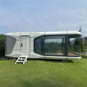 Capsula Spaziale Prefabbricata Moderna e Trendy Certificata CE, Residenza Mobile Semplice con Sistema Intelligente per Vacanze, Hotel e Homestay - Product Image 6