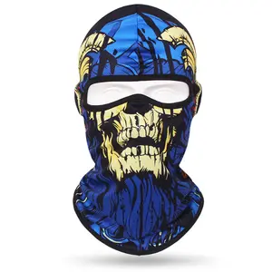 JX Outdoor Fishing Scarf Motorcycle Neck Guêtre Shooting Game Cosplay Mask Under Helmet Cap One Hole Full Face Cover Balaclava