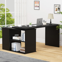 Fábrica de Muebles Personalizados Toptrue, Escritorio de Computadora en Forma de L con Acabado Blanco, con Estantería, Cajones y Almacenamiento, Venta al Por Mayor