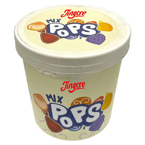 Jingcre Crème glacée molle faible en gras aux quatre saveurs dans une nouvelle boîte design 160g*12 Chocolat Fraise Lait Fruits - Product Image 2