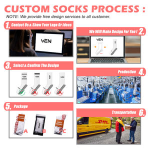 Бесплатный образец, низкий MOQ, нескользящие носки для йоги, индивидуальный дизайн, женские носки для пилатеса, вязаные носки для йоги средней длины - Product Image 4