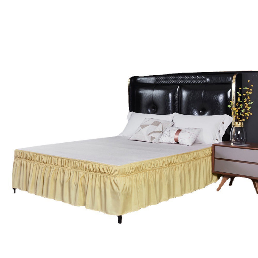 150x200+40cm Rüschen-Bettrock, Hotelqualität Rüschen für Betten mit Tiefem Unterbettbereich, Bettrock für Einfache Anbringung mit Bürste| Alibaba.com