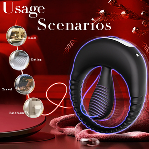 Masseur de prostate vibrant électrique sans fil pour hommes, stimulation par impulsions, masturbation pour hommes, jouets sexuels pour couples - Product Image 4