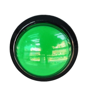 Botón Convexo Arcade de 100 mm de Diámetro con Luz y Microinterruptor, Accesorio para Consola de Juegos - Product Image 5