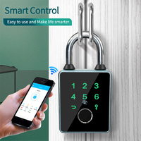 Cadenas à empreinte digitale et mot de passe, étanche, antivol, intelligent, électronique et sécurisé