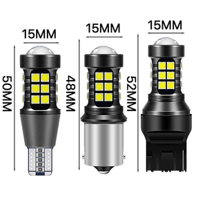 Luces LED de Freno, Estacionamiento y Reversa para Automóviles 7440 7443 1156 T25 27SMD, Nuevas, Accesorios para Lámparas de Señalización de Giro - Product Image 4
