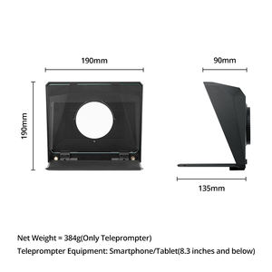Teleprompter Ambitful T1 Pro con Pantalla Grande, Teleprompter Profesional Plegable para Entrevistas, para Teléfonos Inteligentes, Cámaras DSLR, Grabación de Video en Vivo - Product Image 2