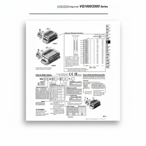 Électrovanne pneumatique SMC VQ2401-5E1 pièces pneumatiques - Product Image 1