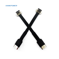 Type C 4 broches mâle à femelle FPC câble souple à Angle droit USB C 4p charge de données FPV FPC câble plat