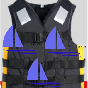 سترة تزلج مائية فائقة الأمان والراحة معتمدة من ENISO مع طفو 50N وعاكسة للضوء في الماء - Product Image 2