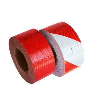 Pegatina <span class=keywords><strong>reflectante</strong></span> de 7,5 cm rojo blanco Argentina <span class=keywords><strong>cinta</strong></span> <span class=keywords><strong>reflectante</strong></span> certificada IRAM 3952 regulados <span class=keywords><strong>para</strong></span> vehículos y remolques - Product Image 2