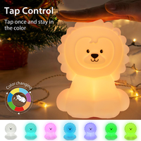 Lampe LED de dessin animé OEM rechargeable en silicone veilleuse pour dormir mignonne veilleuse portable pour chambre à coucher pour la décoration du salon