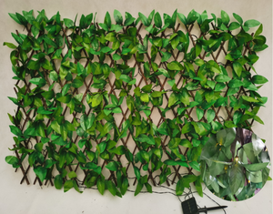 Rouleau de clôture en fausse vigne, cm, fausse vigne de <span class=keywords><strong>lierre</strong></span> verte, écran de balcon, haie artificielle - Product Image 5