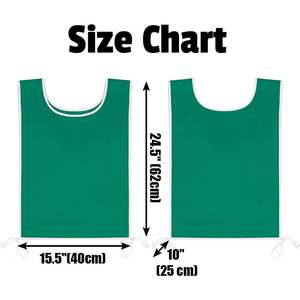 Chaleco de poliéster de 2 tonos con bordado personalizado 2025 para adultos y eventos deportivos juveniles Babero de golf con corbatas - Product Image 5