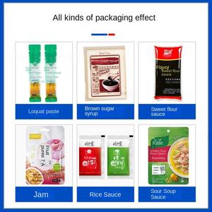 Máquina de llenado de alimentos líquidos eléctrica completamente automática para pasta, salsa, Ketchup, embalaje de madera helada, bomba de componentes de núcleo de acero - Product Image 4