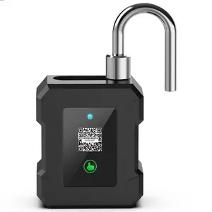 防水Type-C锁挂锁TCP解锁智能钥匙充电工业应用二维码安全垫锁