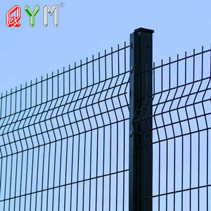 Service de modélisation 3D treillis métallique soudé enduit de PVC clôturant la conception de porte cadre en métal noir jaune clair galvanisé + revêtement en poudre - Product Image 4