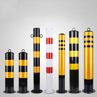 Poteau de signalisation de sécurité à succès, couleur personnalisable, barrière de stationnement en métal haute visibilité, qualité ingénieur, réfléchissant IP22