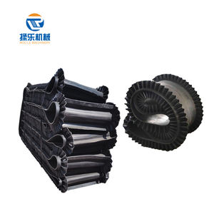 Tahıl çimento alanı tasarrufu dikey konveyör bant için yan duvarlar kova asansörü ile <span class=keywords><strong>90</strong></span> derece dikey konveyör bant - Product Image 1