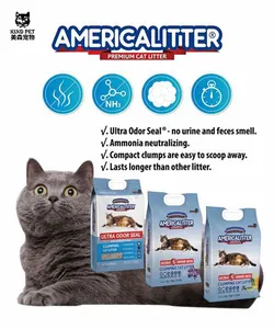 Produto americana premium de selo ultra odor, melhor preço de sujeira de animais de estimação, produto de gato, limpeza fácil, venda quente