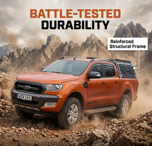 Auvent de camion pour <span class=keywords><strong>Nissan</strong></span> <span class=keywords><strong>Navara</strong></span> NP300 4x4, robuste, tout-terrain, pour le camping, couverture rigide - Product Image 6