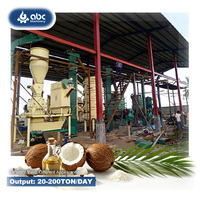 Presse à huile de noix de coco entièrement automatique haute capacité, conforme aux normes ISO, pour le traitement des plantations de coprah