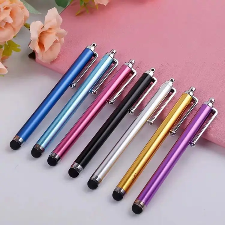 Custom 9.0 Metal Aluminum Touch Screen Stylus Pen With Logo Used on PAD ,Cell phone&Touch Screen