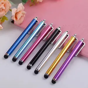 Personalizado 9.0 Metal Alumínio Touch Screen Stylus Pen Com Logotipo Usado em PAD, Celular & Touch Screen