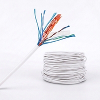 Câble Ethernet Cat6 UTP en vrac de 305 m, 8 conducteurs solides en CCA, haute vitesse, pour réseau LAN de bureau