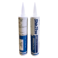 Shin Etsu Ke-45 W/B/R/T Mastic silicone monocomposant pour collage de verre électronique Shinetsu Ke45 330ml