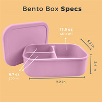 Nouvelle boîte à déjeuner en Silicone mignonne pour enfants sac à Lunch sans Bpa boîte à déjeuner et bouteille
