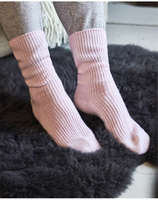 Chaussettes en cachemire 2026 en gros, douces, chaudes, multicolores, tricot côtelé, pour femmes