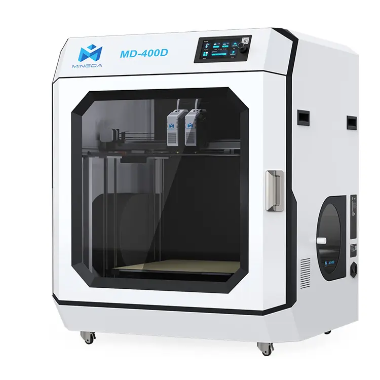 Professional MD-400D Imprimante impresora 3D Drucker Printing Machine 400mm industrial 3D Printer for Nylon HIPS PETG
