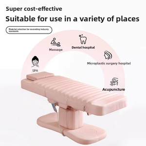 Modern 3-Motor Electric Beauty Bed Curved Bed Lash Chair 3 Motors Electric Salon Customized Tattoo Bed Adjustable Table on Sale - Product Image 4