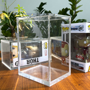 TCG acrílico para Funko para Pop caja de exhibición fuerte imán caso para una pieza Marvel modelo juguetes vinilo figuras pantalla protectora Ra - Product Image 5