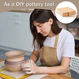 Multifunctional Pottery Bats Wheel <strong>Clay</strong> Artists Pottery Wheel Bats Wedging Board Pottery Sculpture Base <strong>Plate</strong> - Product Image 4