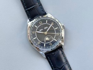 Montre pour homme entièrement automatique de haute qualité avec bracelet en cuir - Product Image 2
